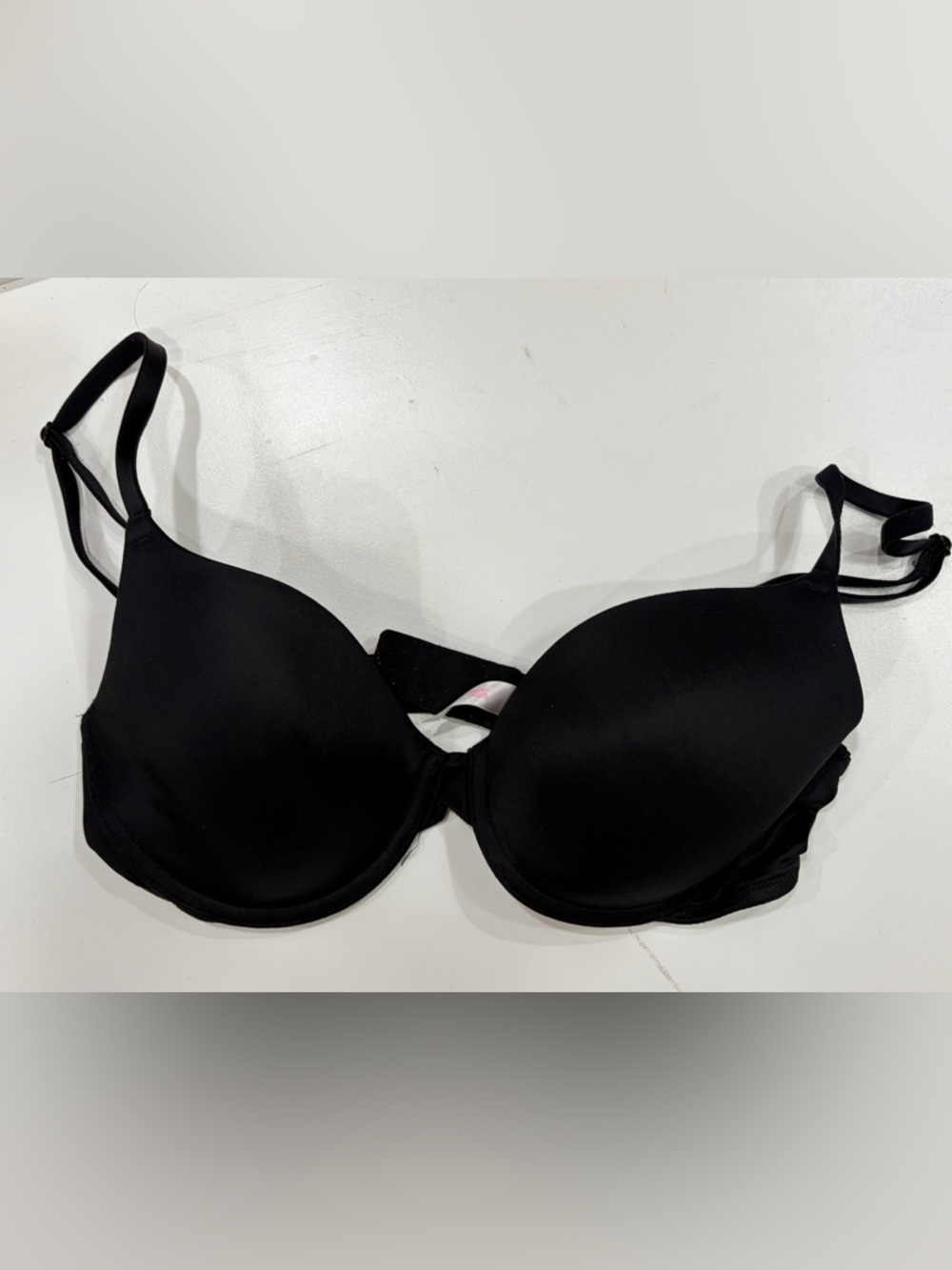 PINK Victoria's Secret Black Smooth T-Shirt Bra